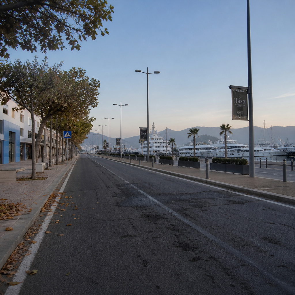Disminuye el Tráfico Vehicular en el Puerto de Ibiza un 15,6% tras Restricciones