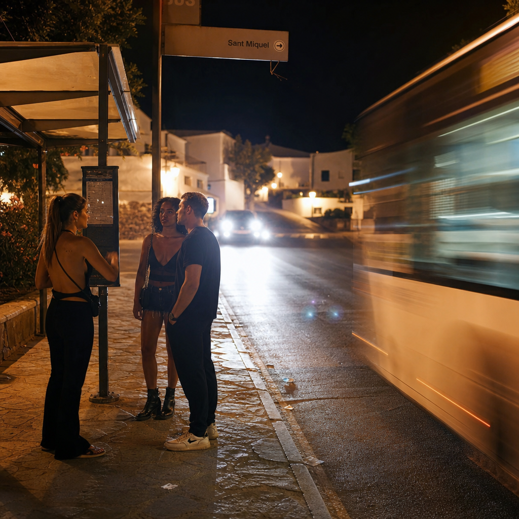 Ibiza Enhances Winter Bus Routes with Night Service for Clubbers
