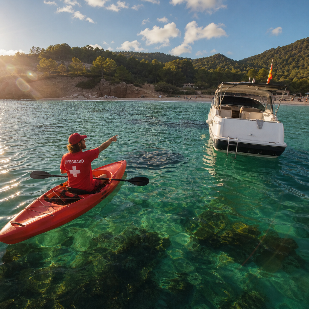 Anchored Tensions at Benirràs Beach: Boat Ignores Warnings Over Protected Seagrass