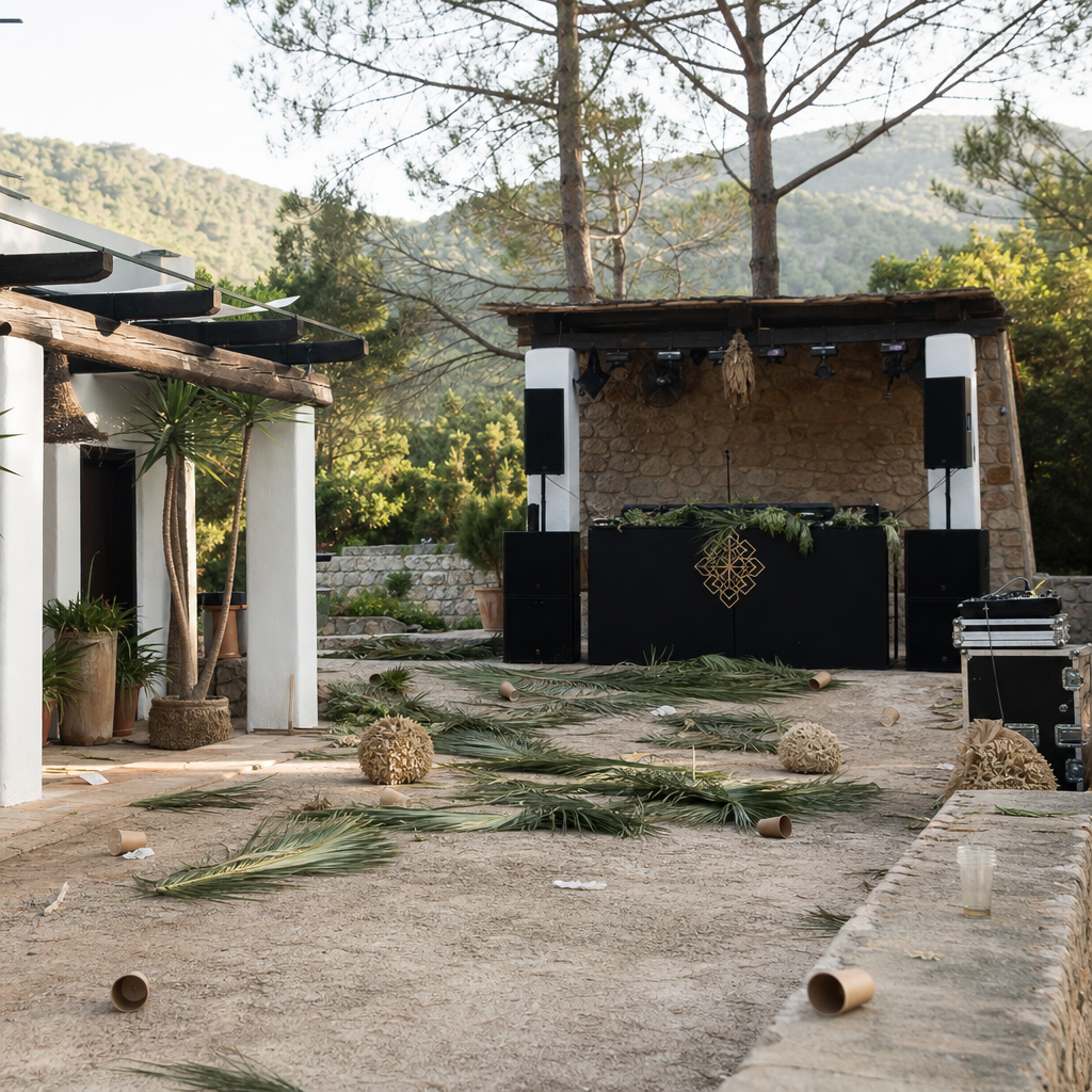 Desmantelada macrofiesta ilegal en Ibiza con más de 1.000 asistentes