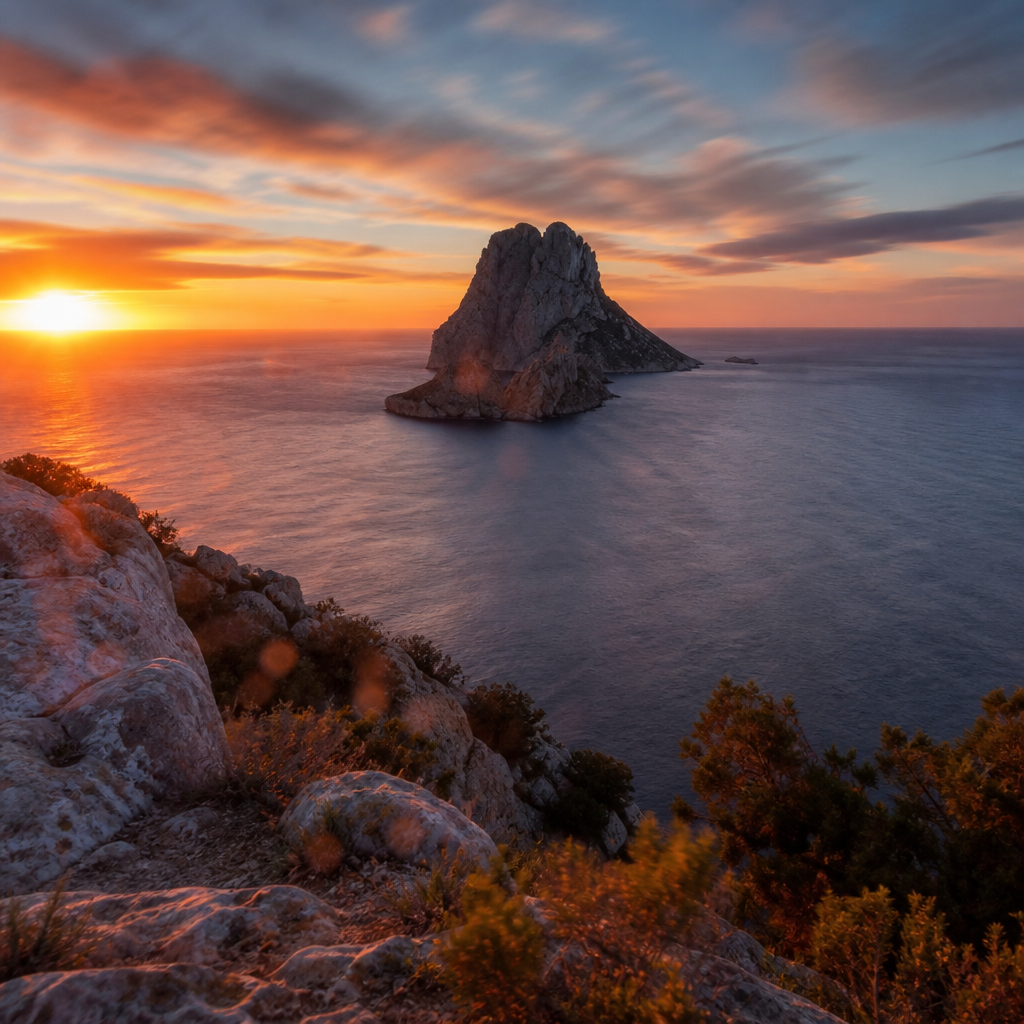 Marking Seasonal Shifts with Ibiza's Iconic Sunsets and Sunrises