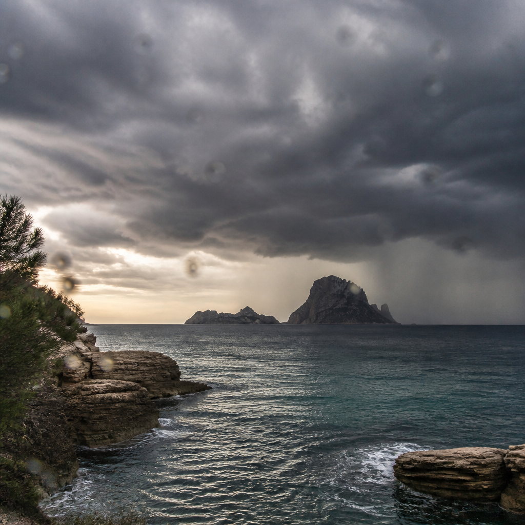 Rumbling Skies: Ibiza and Formentera Brace for Intense Storm Weather