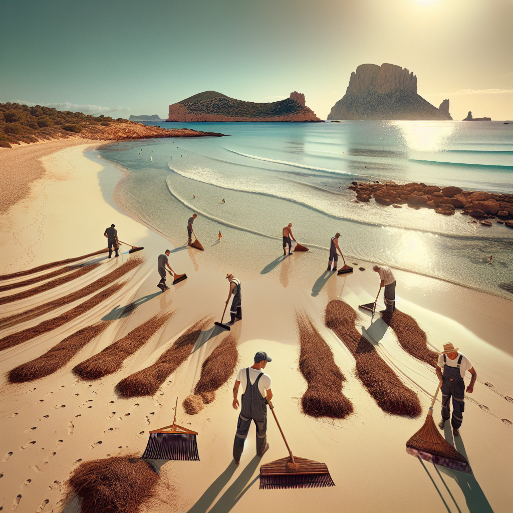 Santa Eulària bereidt stranden voor op nieuw seizoen
