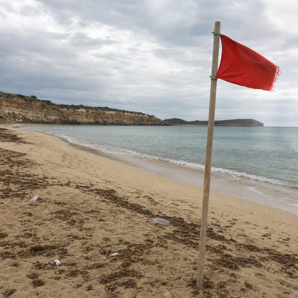 Strand Platges de Comte tijdelijk gesloten wegens olielek