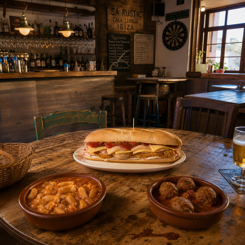 Sa Rústic: De Charmante Bar in Cala Llonga met Lokale Smaak