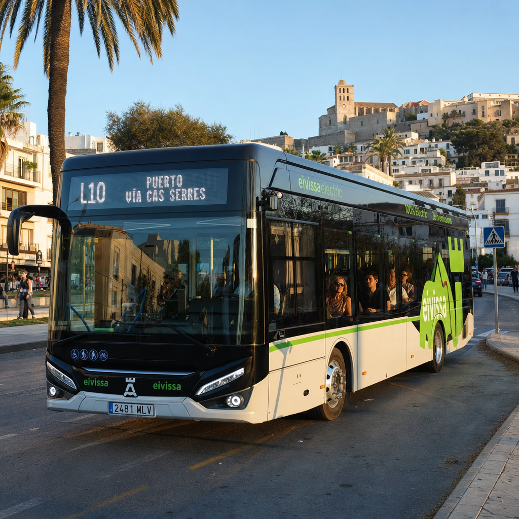 Ibiza's Public Transport Hits Record High with Over a Million Passengers