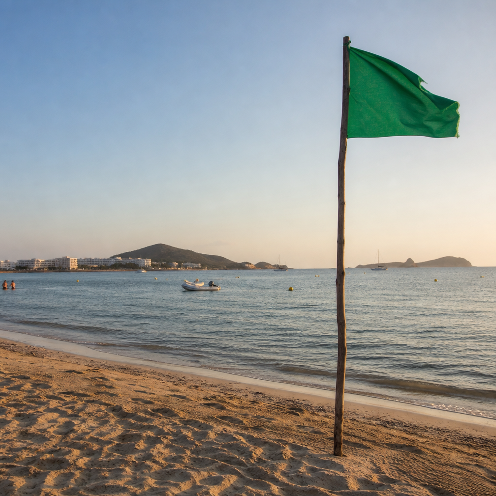 Restablecen la bandera verde en la playa de s’Arenal de Sant Antoni