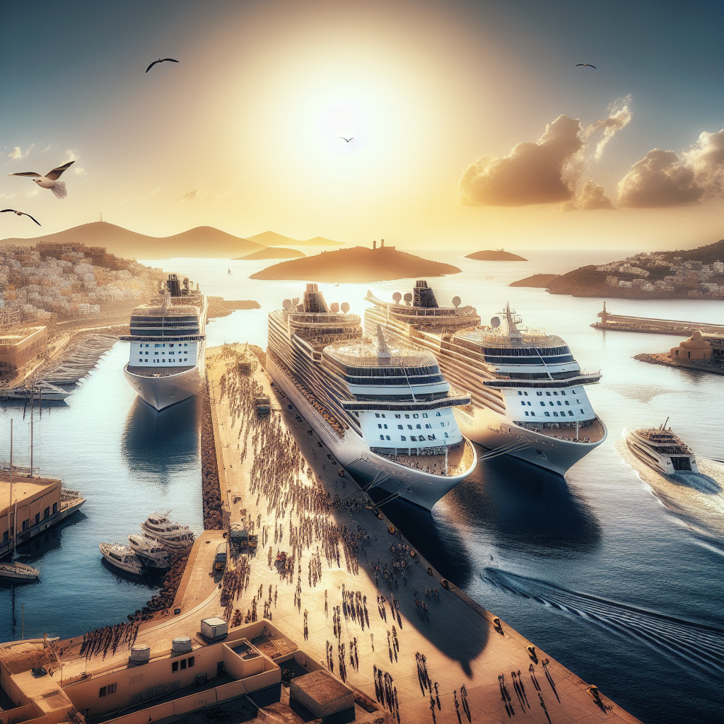 Ibiza acoge nuevamente la llegada de tres cruceros en un solo día