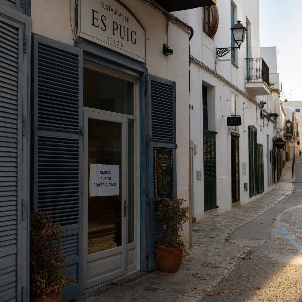 Preocupación en Ibiza por cortes eléctricos que amenazan temporada turística