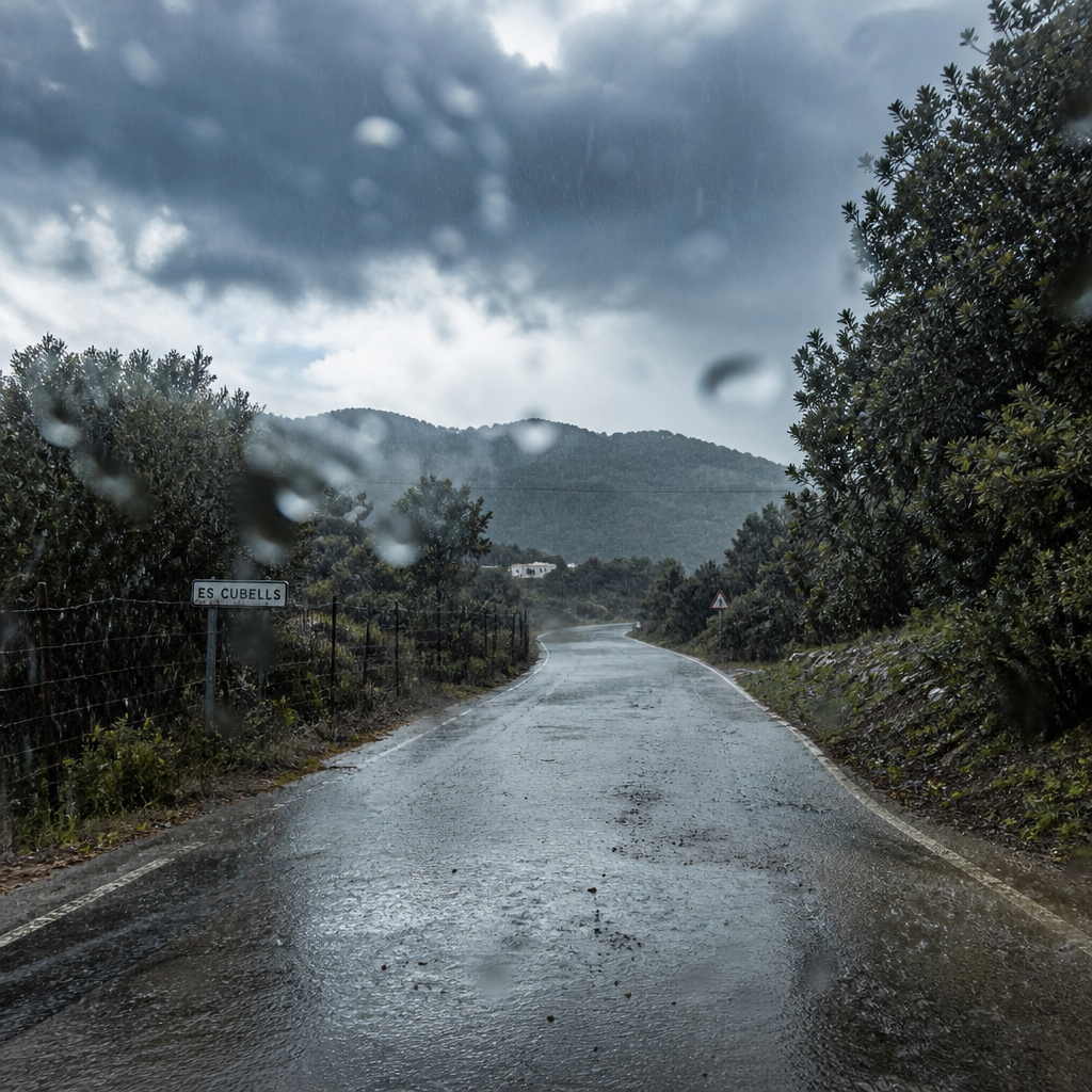 Weersverwachtingen: Intense regenbuien en overstromingsrisico op Ibiza dit weekend