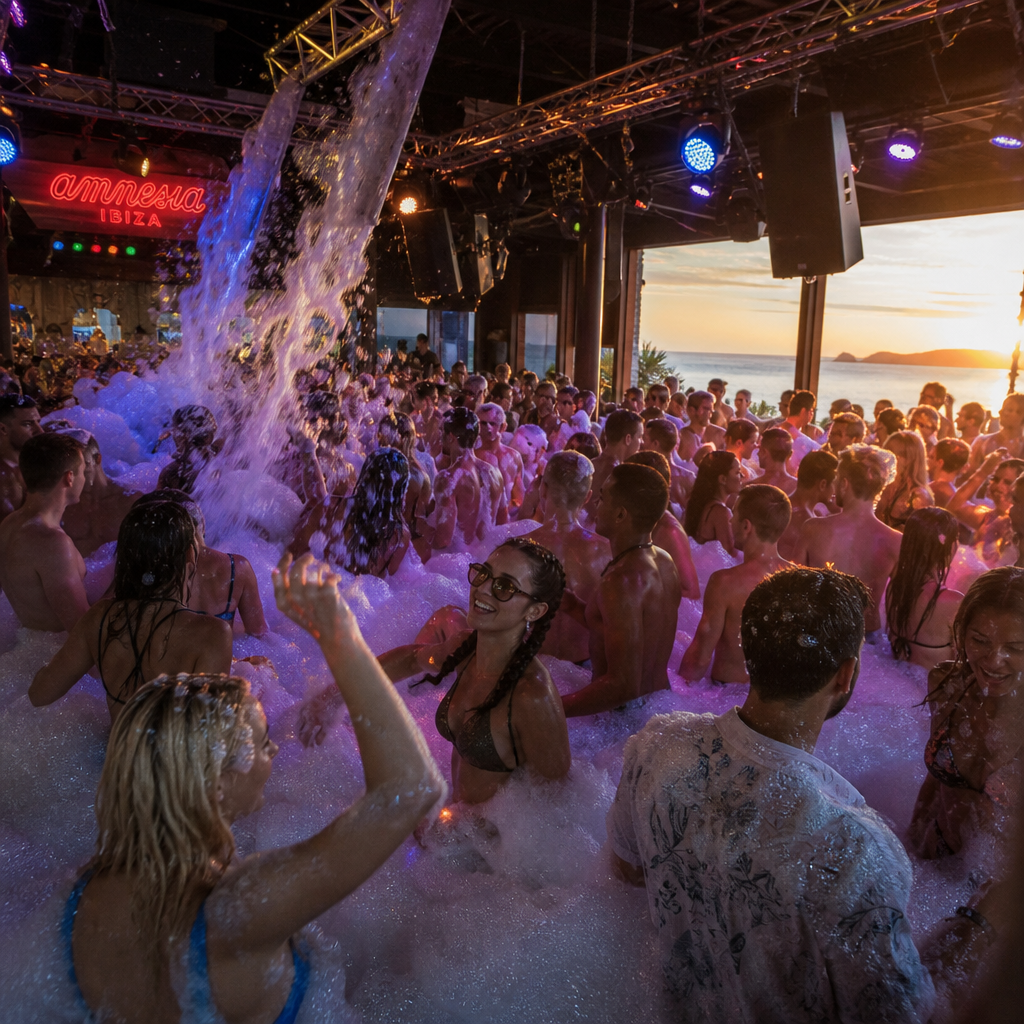 Ibiza's Iconic Foam Parties: A Splash of Nightlife History