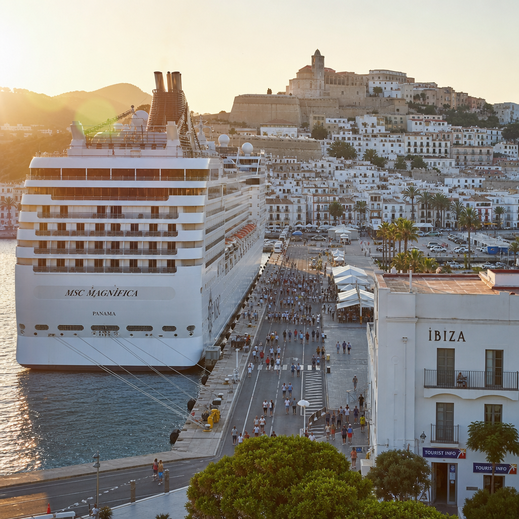 Aumento del Turismo de Cruceros en Ibiza: Implicaciones y Controversias