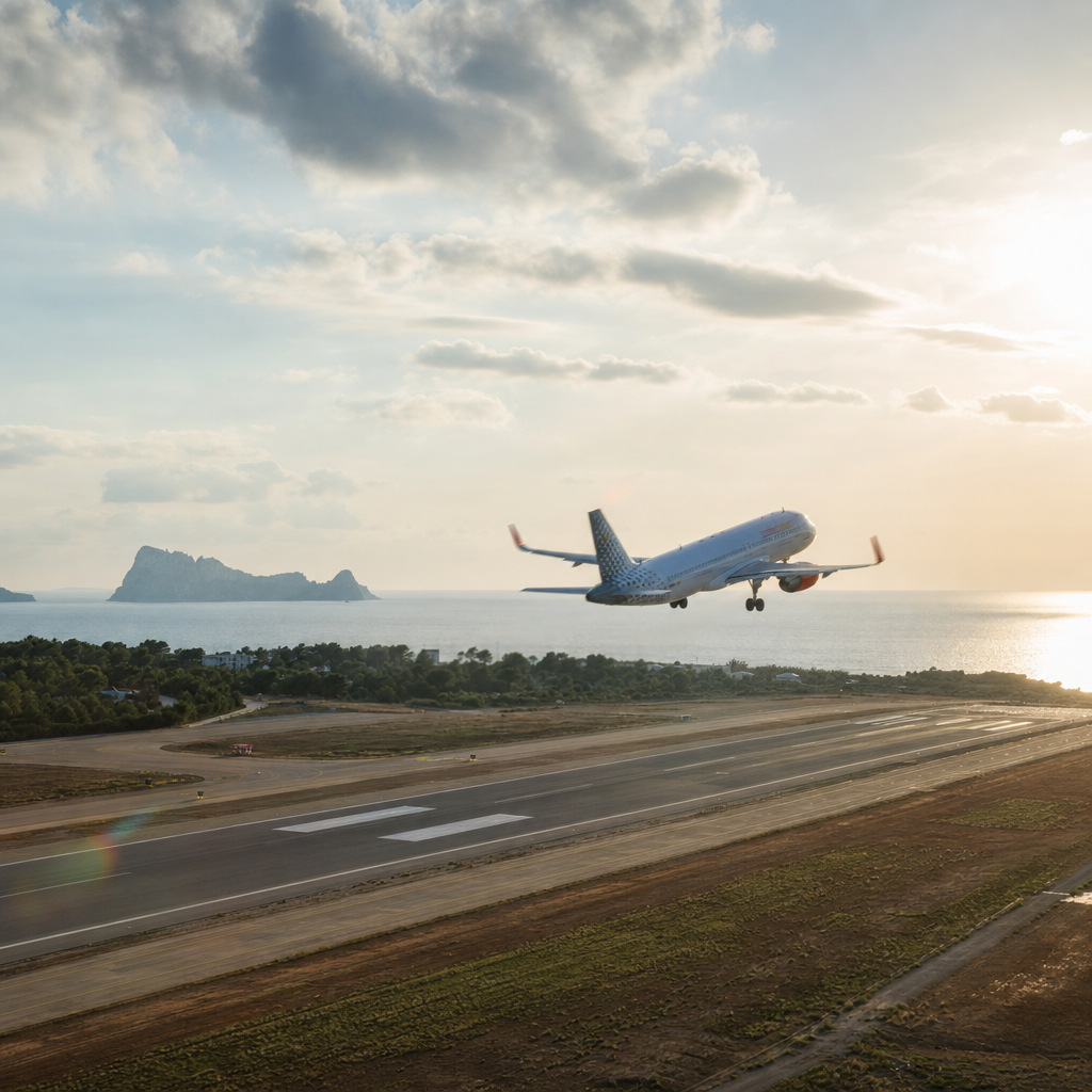 Ibiza y Formentera esperan un intenso tráfico aéreo este fin de semana