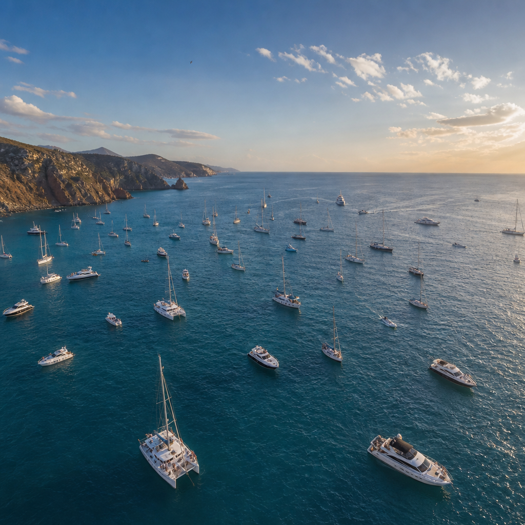 Las Costas de Ibiza y Formentera: Epicentro de Barcos para Ver el Eclipse