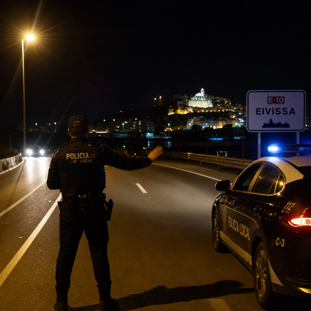 Operativo de Seguridad Intensivo en Ibiza: Detenciones y Controles en la Noche del Viernes