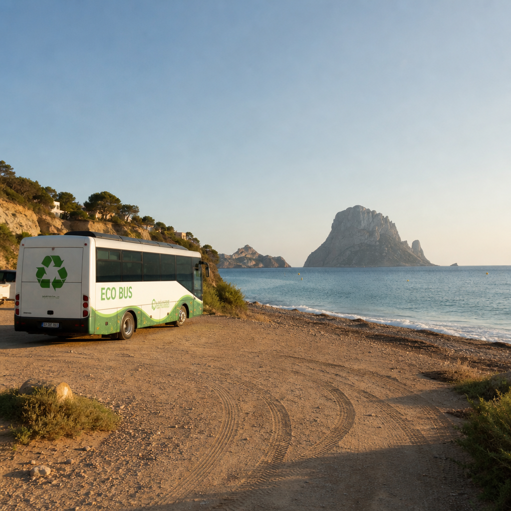 Exigen autobuses especiales en Ibiza para el eclipse solar de 2026