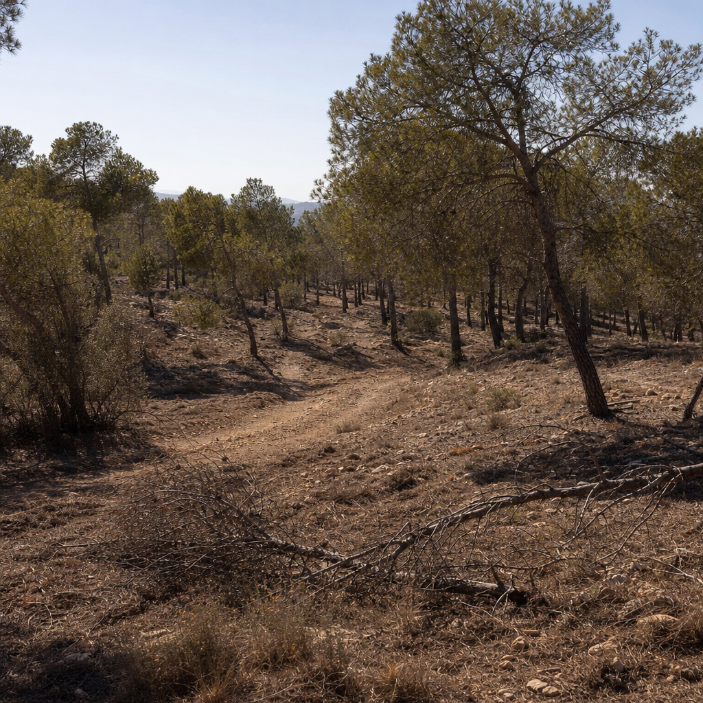 Ibiza Onder Niveau Rood voor Bosbrandgevaar