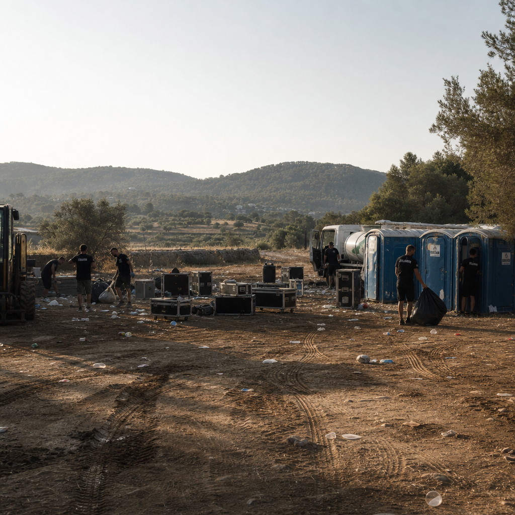 Desmantelan macrofiesta ilegal en Buscastell tras intervención de autoridades