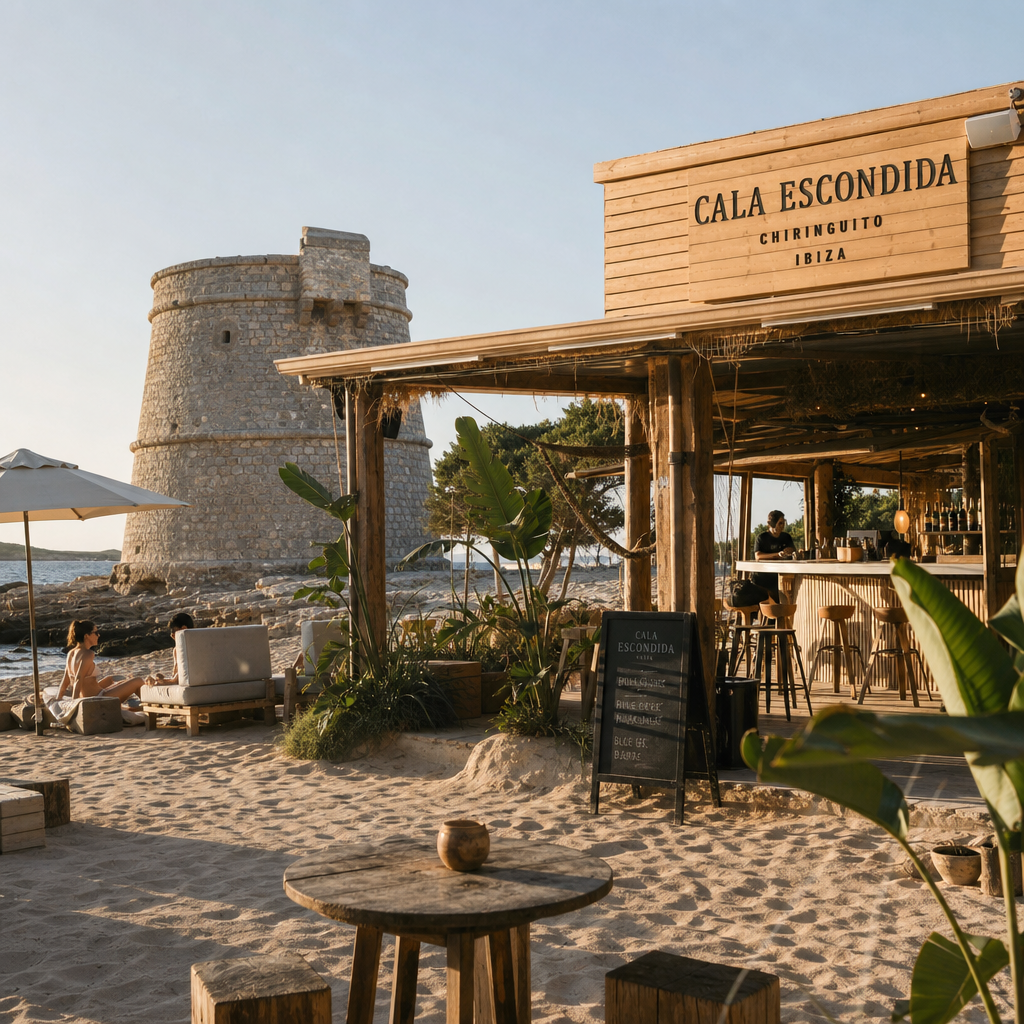 Nuevo Chiringuito en Platja d'en Bossa: La Llegada de Cala Escondida