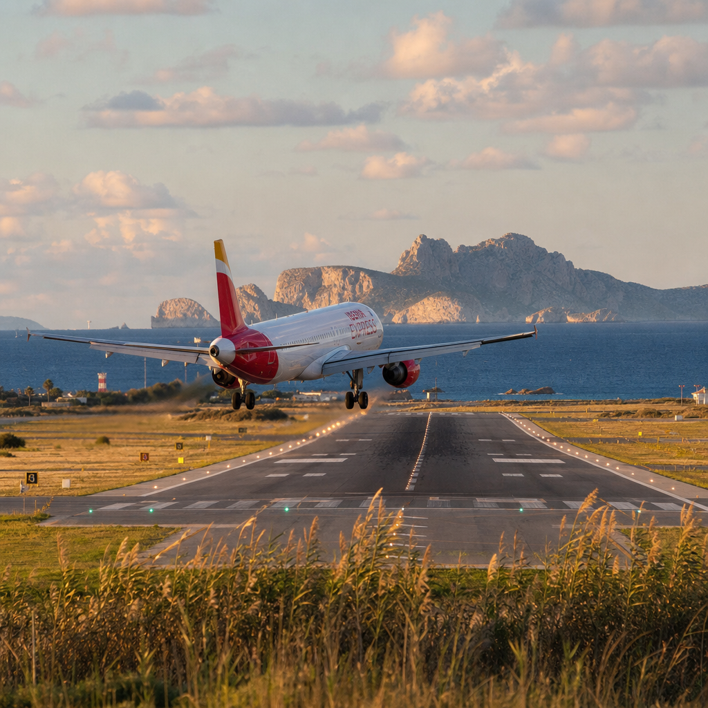 Consolidación Turística en Ibiza: Crecimiento Moderado de la Conectividad Aérea en Junio