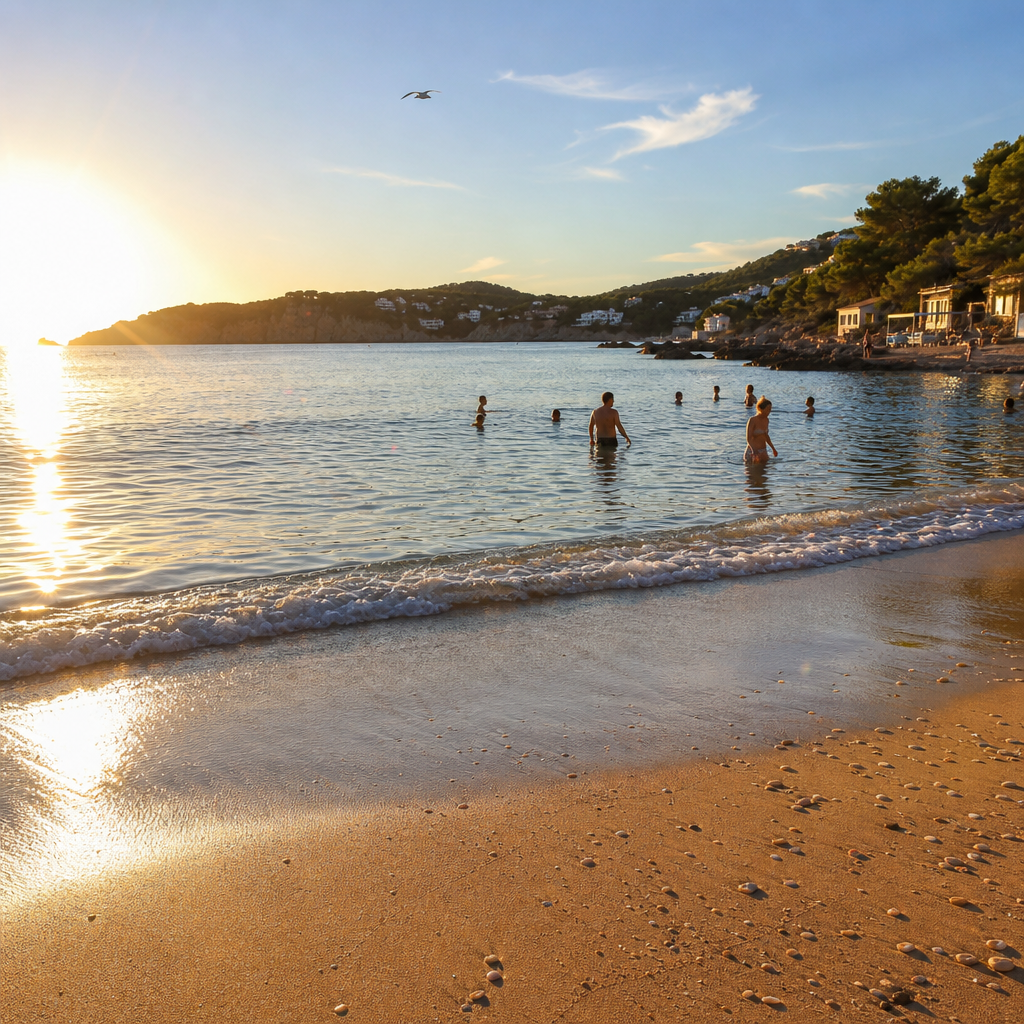 Dive Back into Bliss: Punta Xinxó Beach Welcomes Back Swimmers in Ibiza