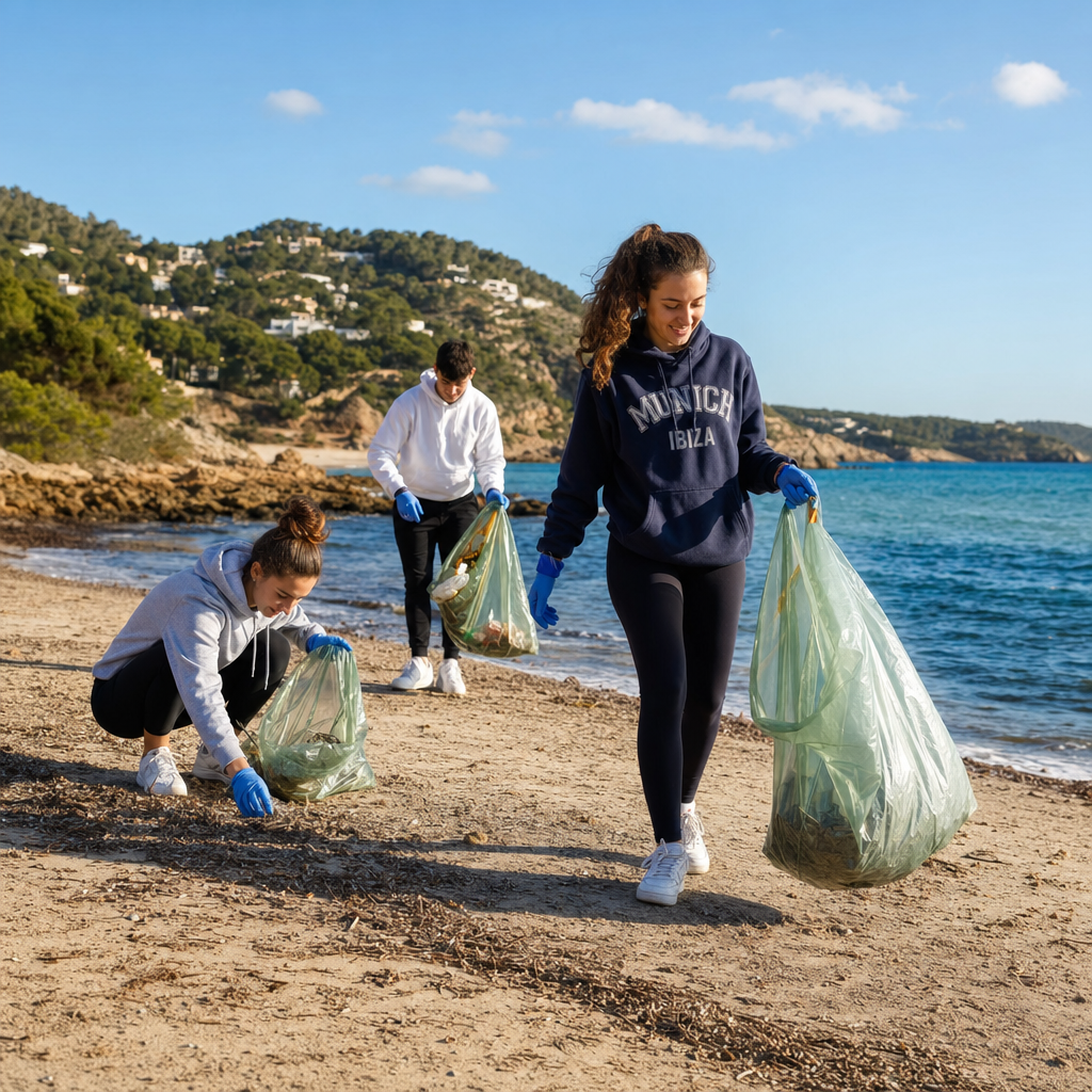Limpieza de Playa en Sol d’en Serra Celebra el Día de los Océanos
