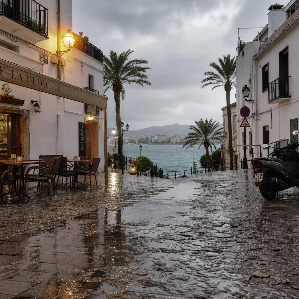 Zware regenval verwacht op Ibiza en Formentera aanstaande zondag