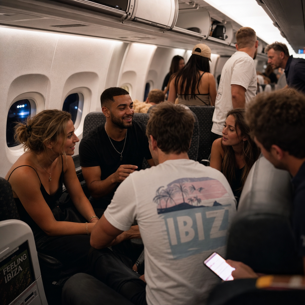 Vuelo a Ibiza se convierte en fiesta descontrolada con venta de alcohol sin límite