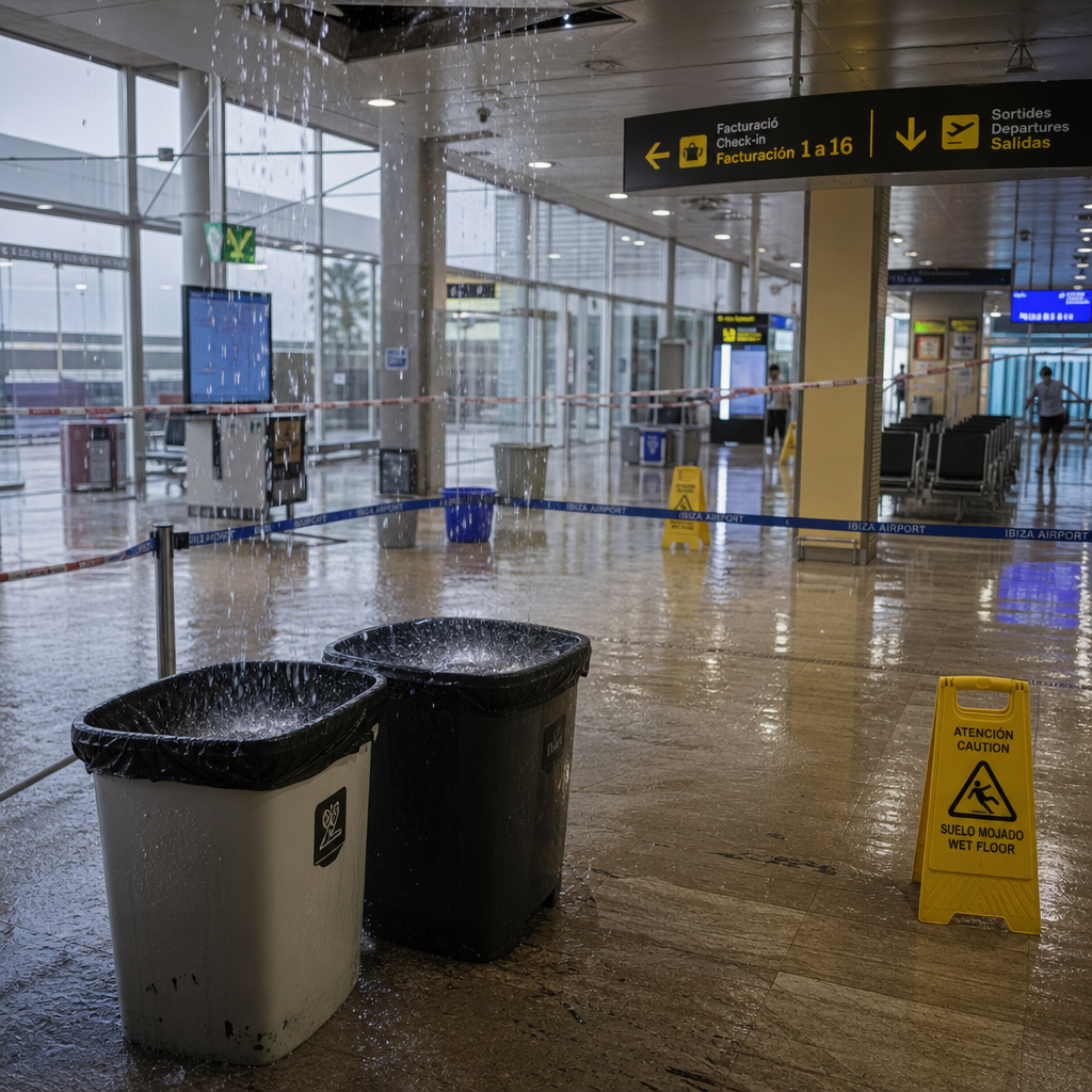Ibiza Airport Faces Chaos Due to Torrential Downpours
