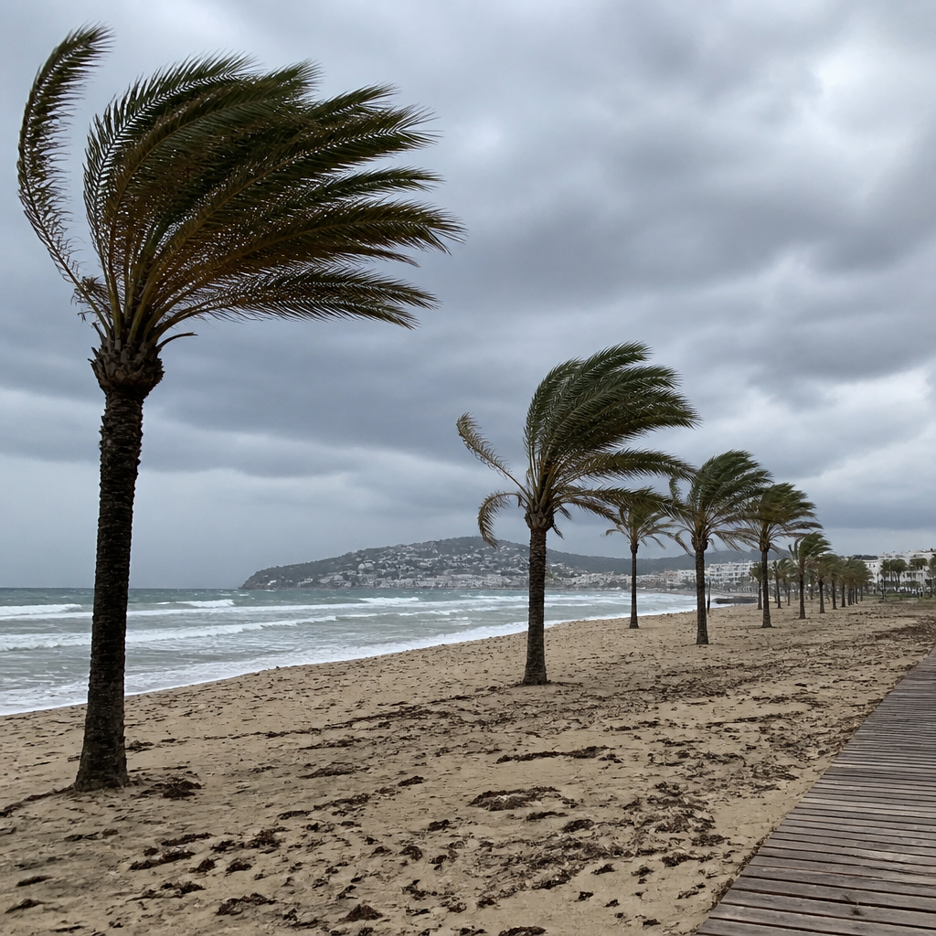 Chillier Breezes Sweep Across Ibiza as Temperatures Hitch Down
