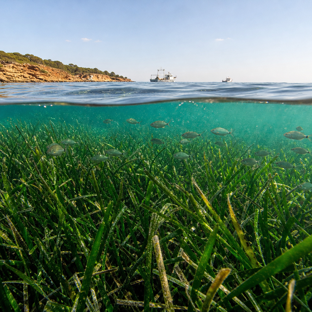 Herstel van Posidonia op Stranden van Sant Josep Begonnen
