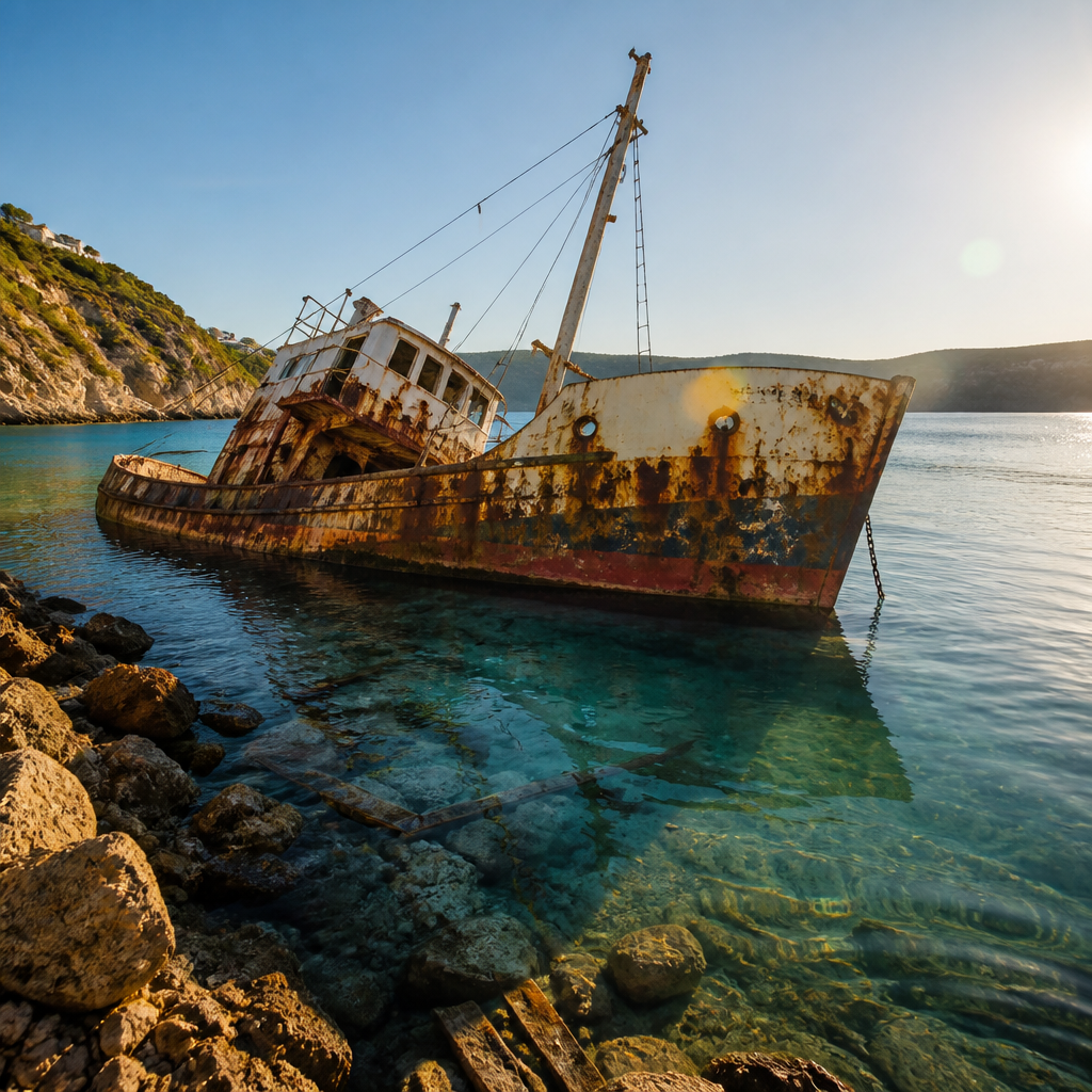 Strange Sight: Paddleboarding Leads to Abandoned Ship Discovery on Ibiza's Coast
