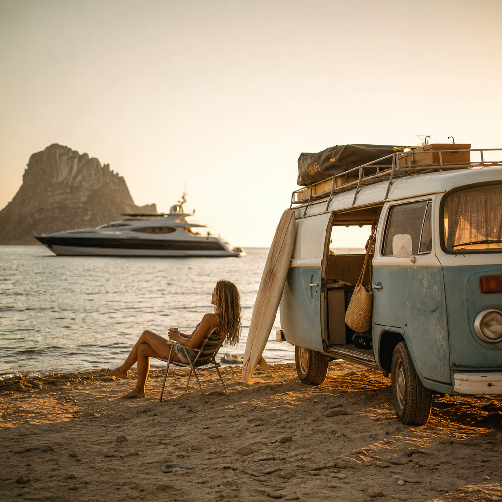 La Vida de Lujo y Austeridad en Ibiza: El Relato de José y Vanessa