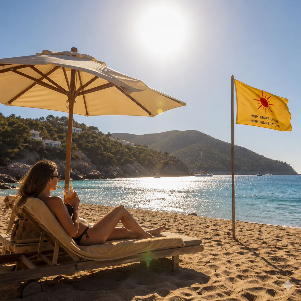 Scorching Temperatures Hit Ibiza: UK Tourists Advised to Stay Cool