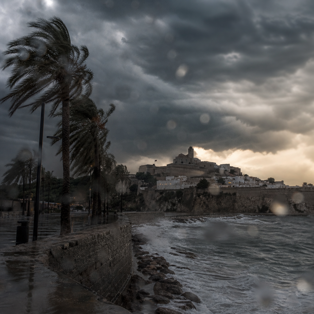 Ibiza en Alerta Naranja: Lluvias y Tormentas Intensas en las Próximas Horas