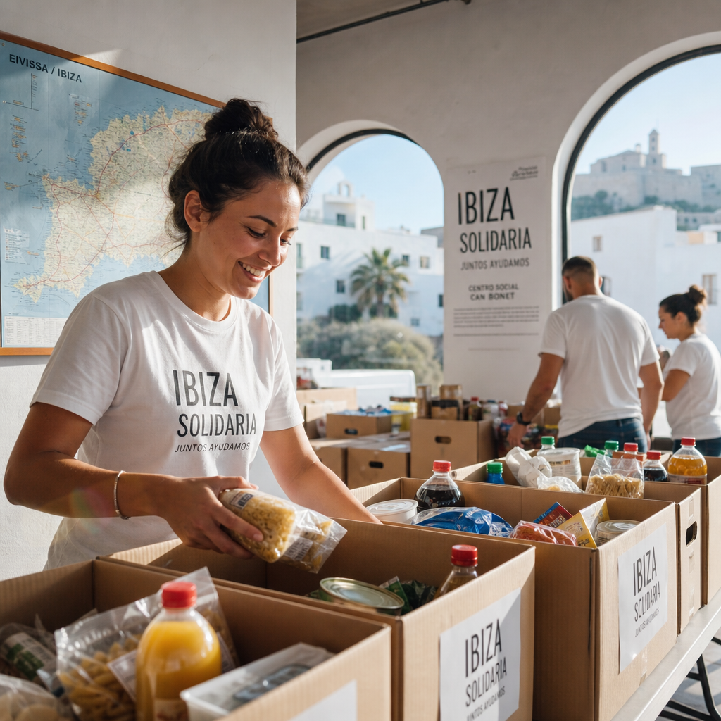 La polémica fiesta en Sant Antoni culmina con una donación significativa a Cáritas