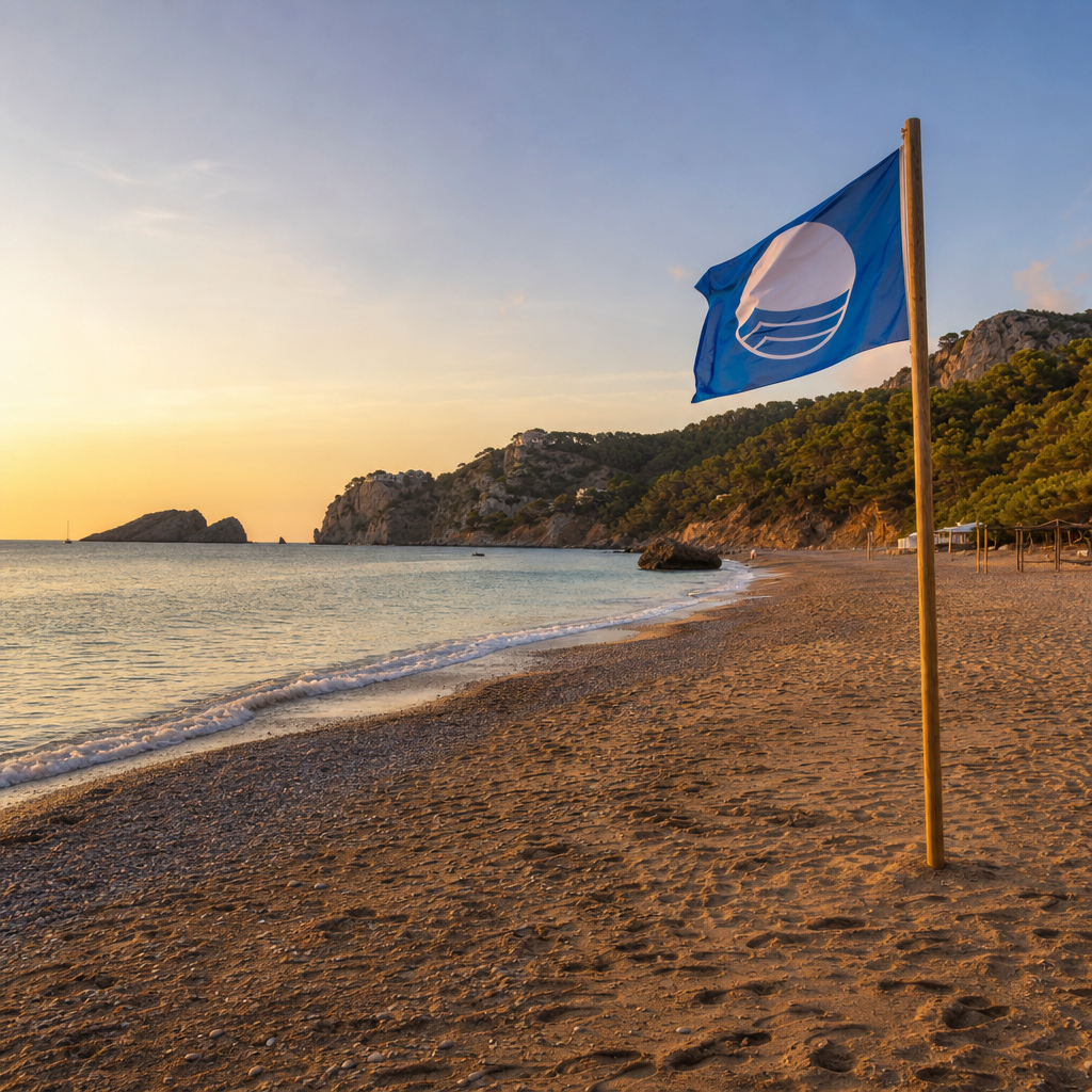 Drie Stranden in Sant Joan Bekroond met Blauwe Vlaggen als Toonaangevende Badplaatsen