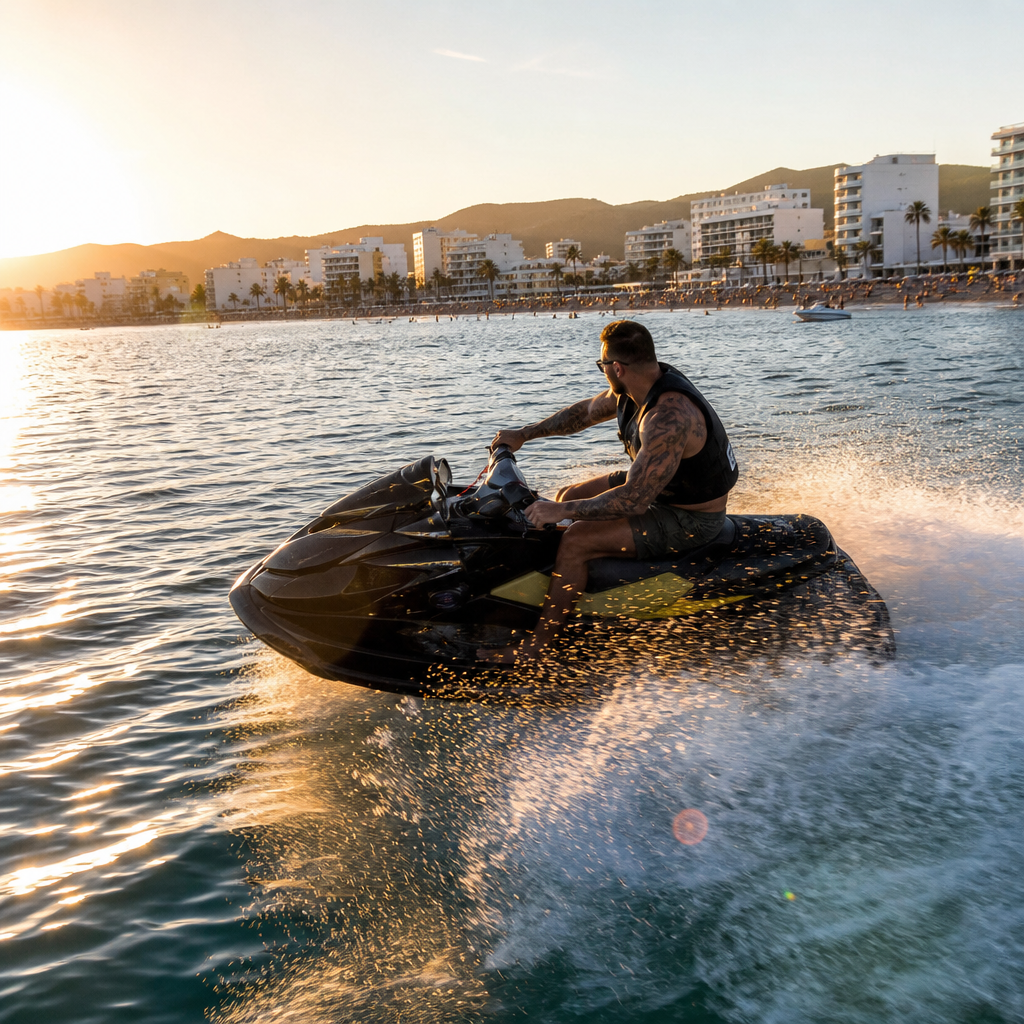 Unregulated Jet Ski Operators Stir Trouble in Platja d’en Bossa