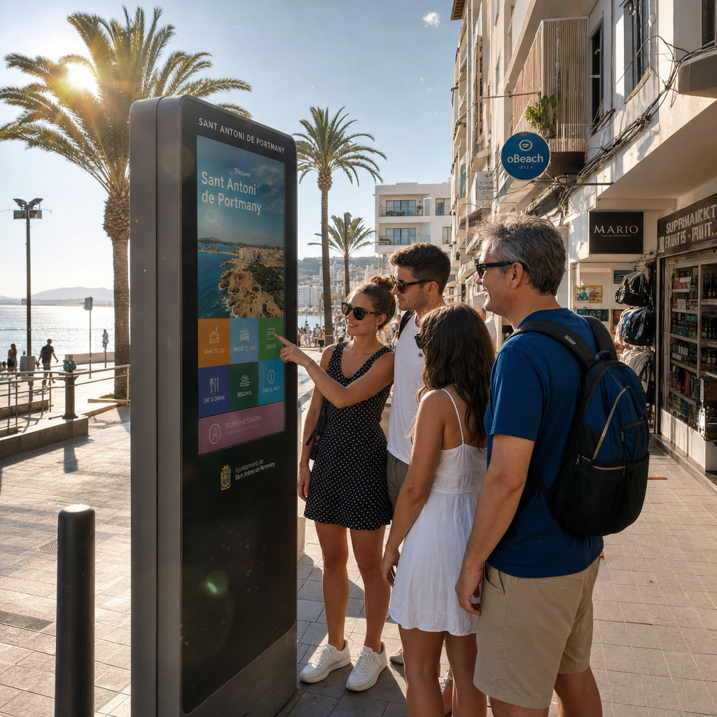 Sant Antoni brengt digitale toeristische innovatie naar het straatbeeld