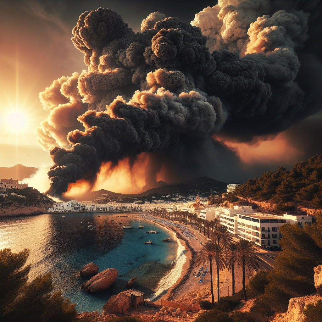 Un Incendio en Cala de Bou Alerta a Ibiza en Pleno Fin de Semana