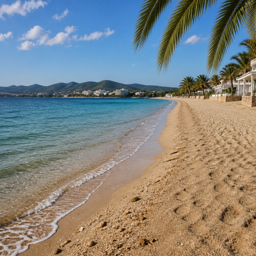 Santa Eulària lidera en Ibiza con cuatro banderas azules en sus playas