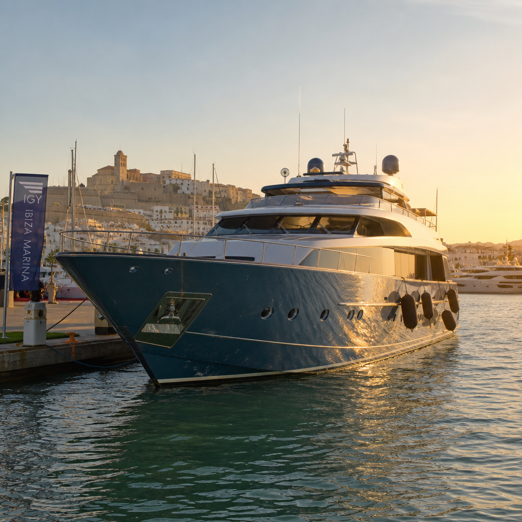 Ibiza's Marina Welcomes Luxurious Yachts as Boating Season Heats Up