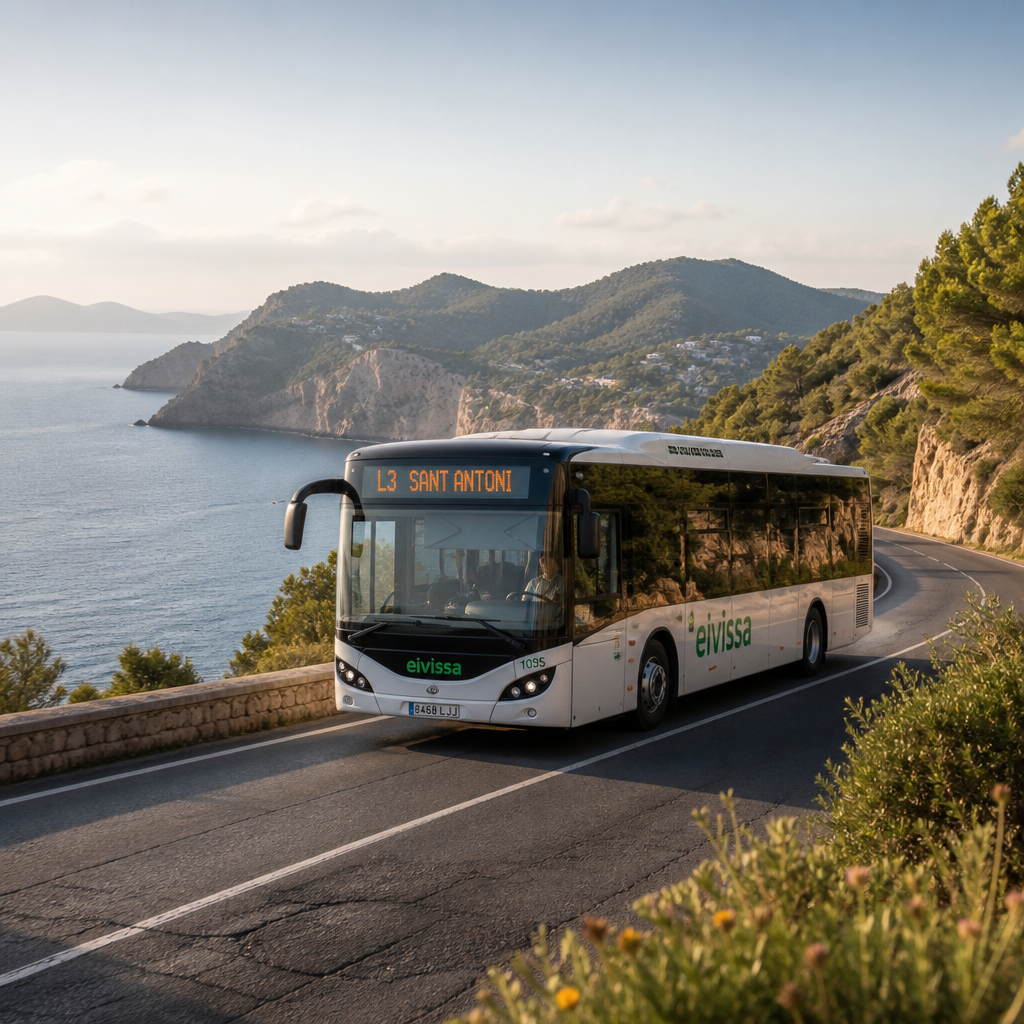 Ibiza's Nieuwe Busnetwerk Verwelkomt 1,2 Miljoen Extra Reizigers in Eerste Topseizoen