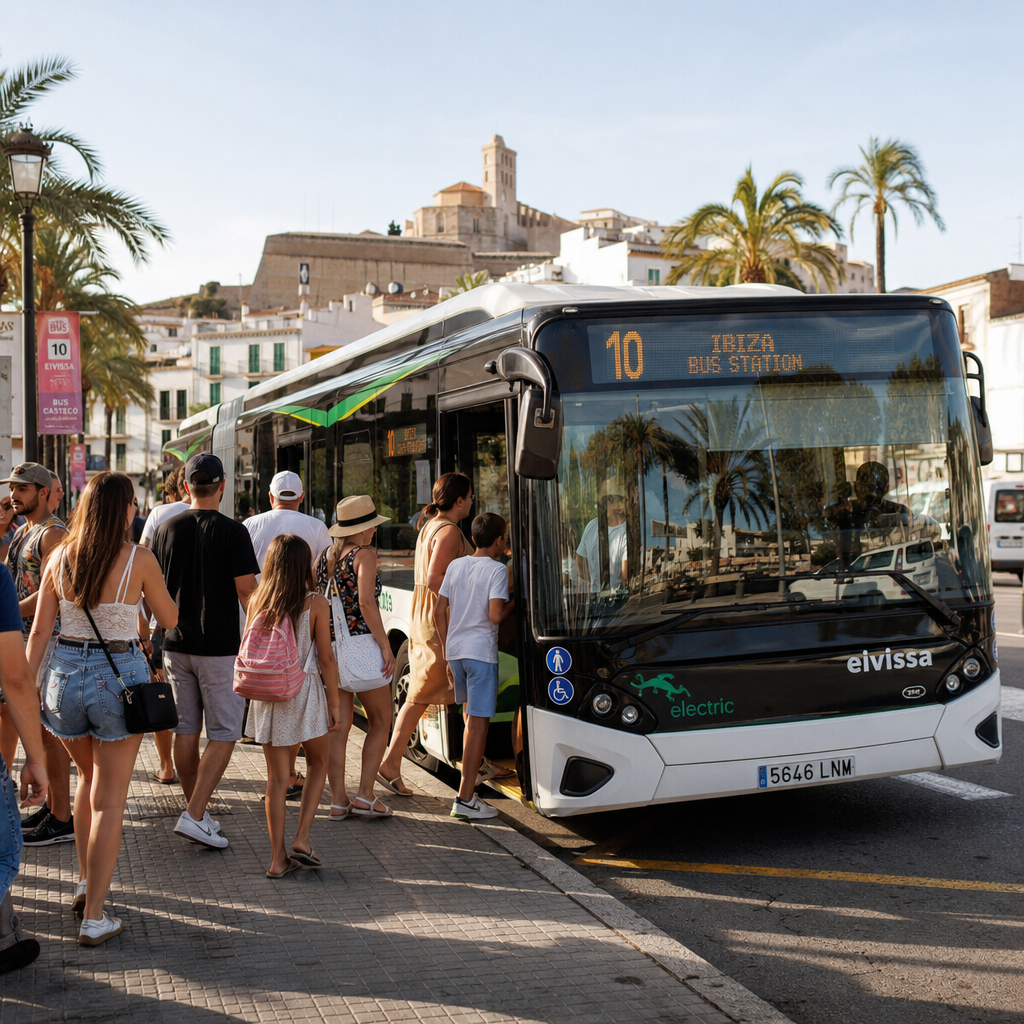 Publiek Vervoer op Ibiza ziet Stijging van 26% in Passagiersaantallen
