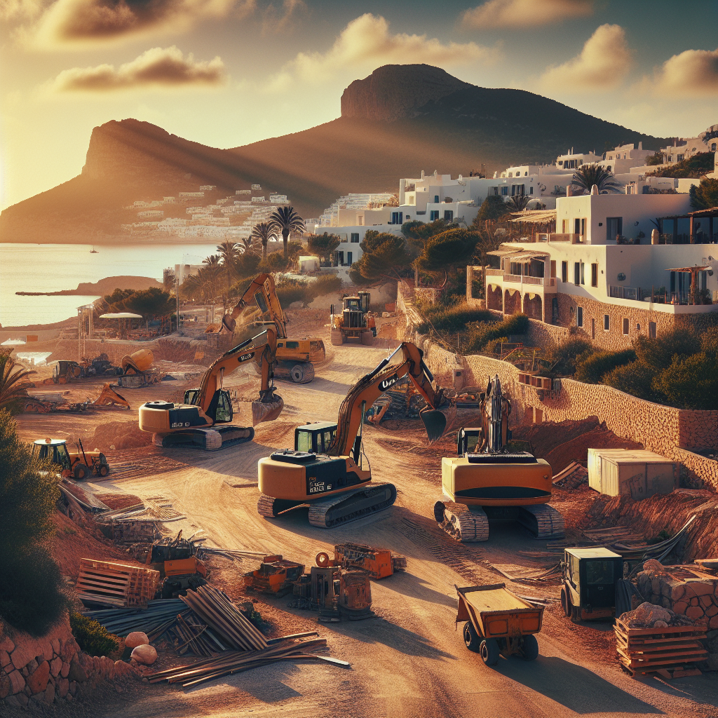 Santa Eulària kondigt stop bouwactiviteiten aan tijdens toeristenseizoen