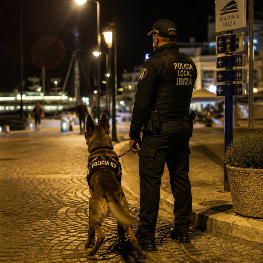 Operativo Policial en Ibiza: 32 Actas por Drogas Durante Controles Nocturnos