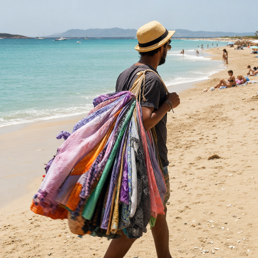 Ibiza Cracks Down on Beach Vendors: New Fines at Ses Salines