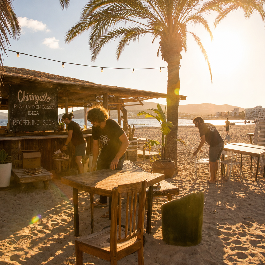 El Regreso del Chiringuito Cala Escondida ahora en Platja d'en Bossa