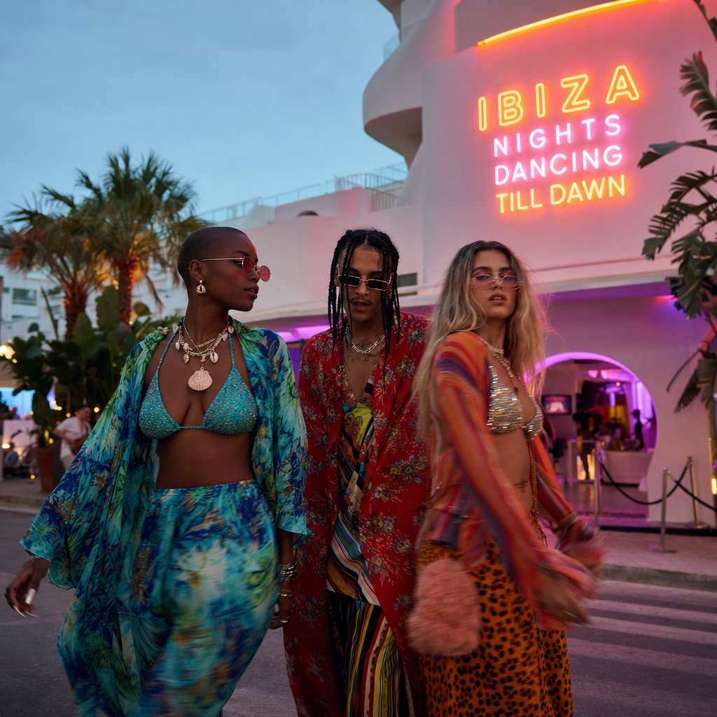 De Invloed van Ibiza's Clubscene op Mode en Streetwear: Een Versmelting van Culturen