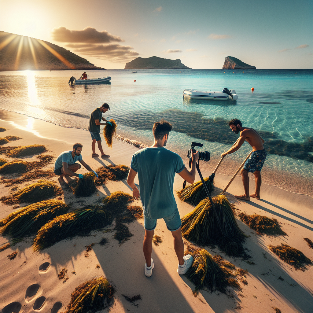 Voorbereidingen voor Zomerseizoen: Sant Josep Start met Verwijdering van Posidonia